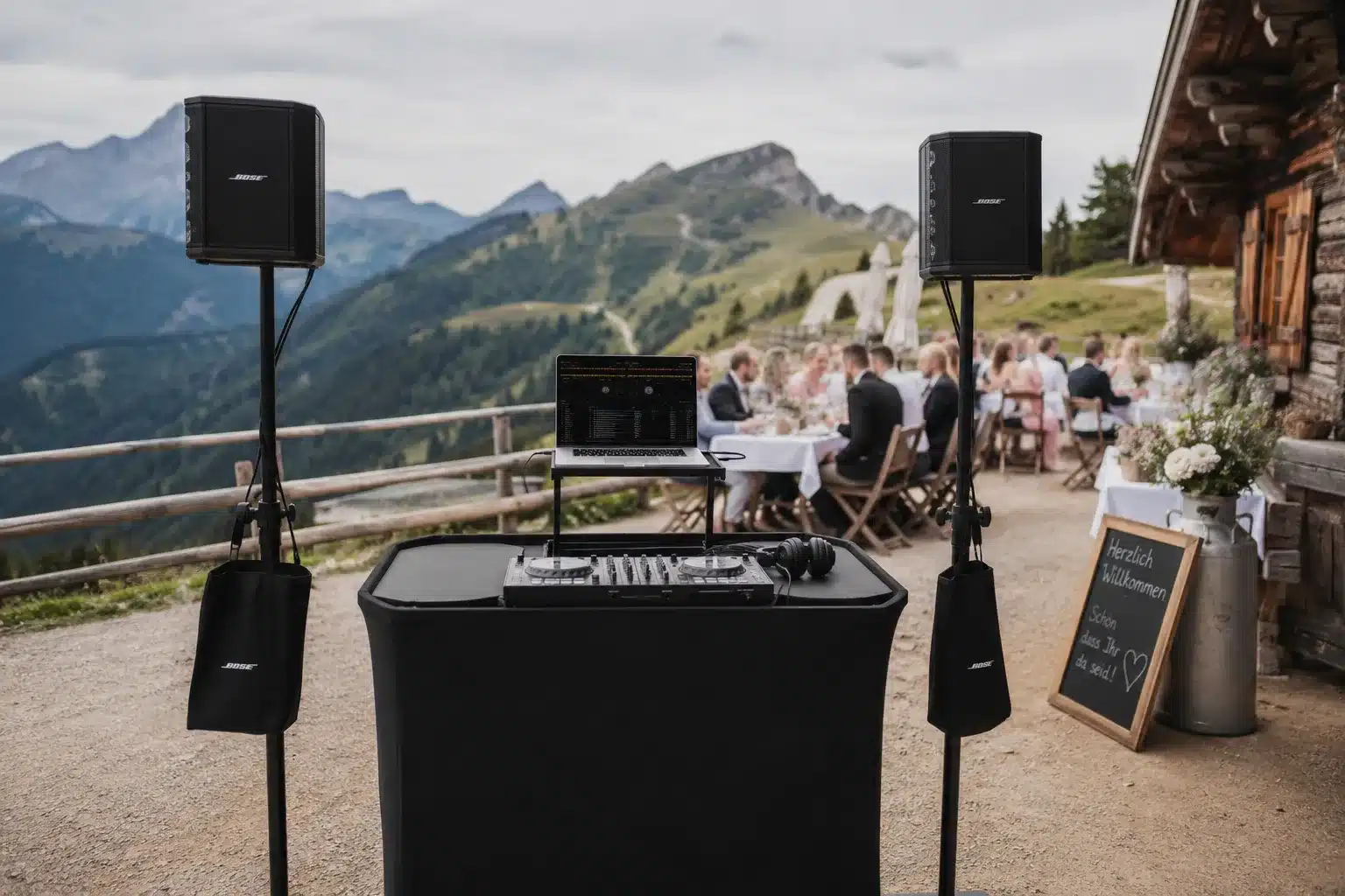 DJ-Technik für Hochzeitslocations ohne Stromanschluss, Abbildung 1