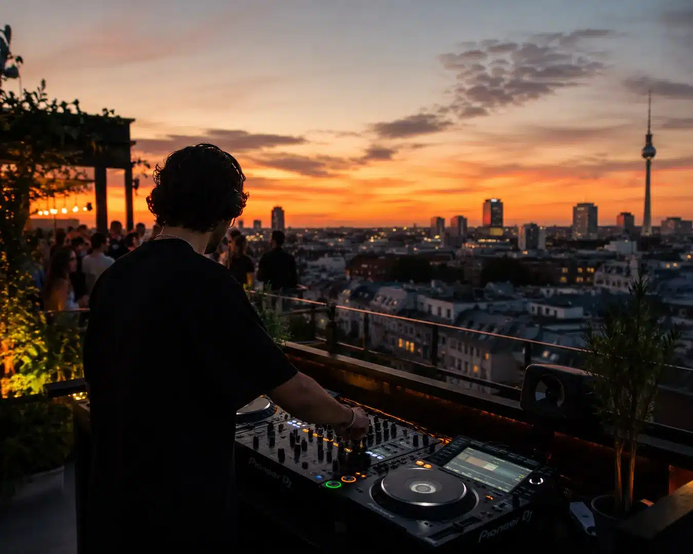 DJ-Set Dachterrassen-Hochzeit München 2026