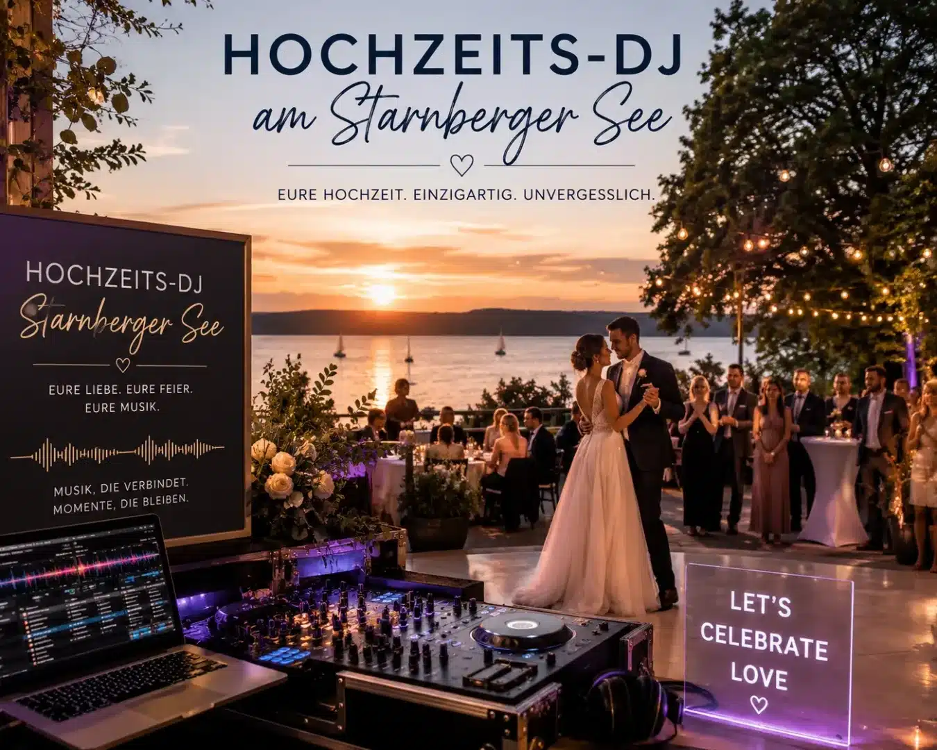 DJ Starnberger See München Hochzeit 2026 – So klingt euer Abend